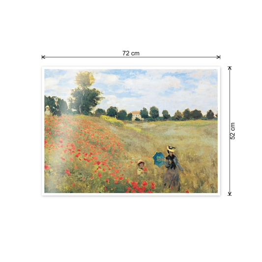 Homage to Monet - Coquelicot cm 70x50 - misure