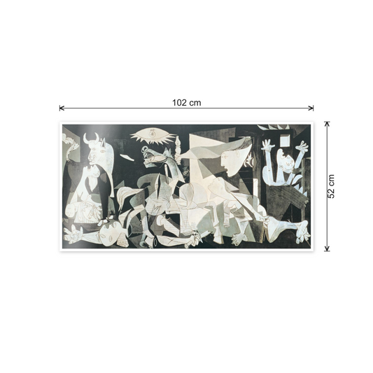 Homage to Picasso - Guernica cm 100x50 - misure