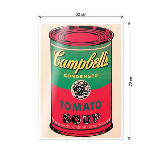 Homage to Warhol - Campbell Soup Can 1965 cm 50x70 - misure