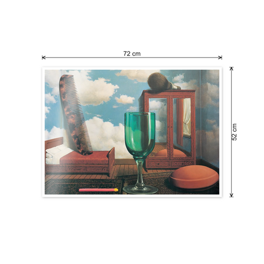 Homage to Magritte - Les Valeurs cm 70x50 - misure
