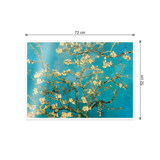 Homage to Van Gogh - Mandorli In Fiore A San Remy cm 70x50 - misure