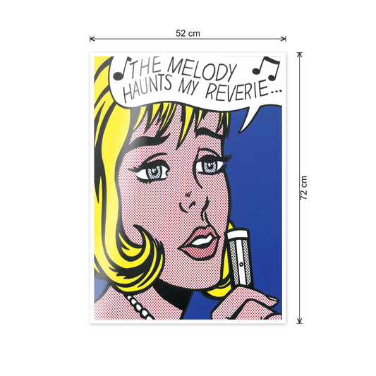 Homage to Lichtenstein - Reverie From 11 Pop Artist Vol.2 cm 50x70 - misure