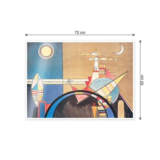 Homage to Kandinsky - The Great Tower of Kiev cm 70x50 - misure