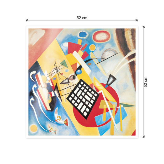 Homage to Kandinsky - Black Pattern, 1922 cm 50x50 - misure