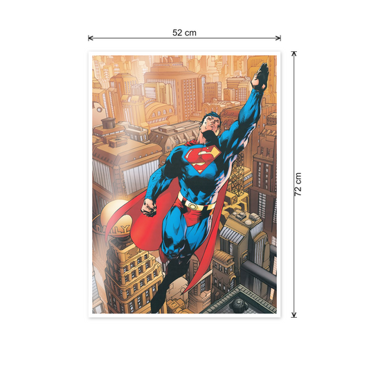 Homage to Superman Metropolis cm 50x70 - misure