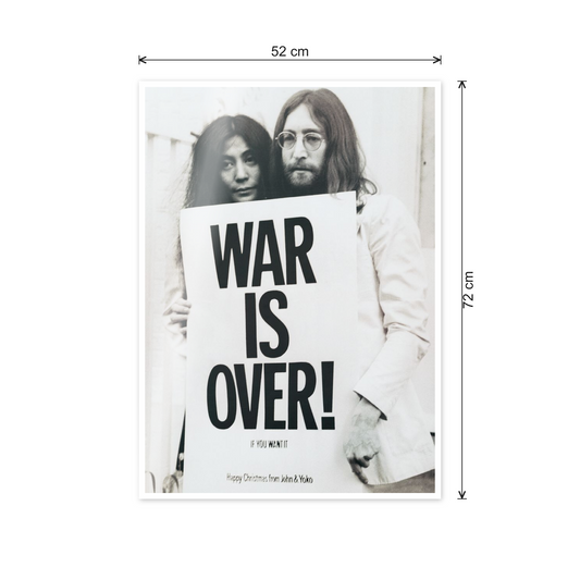 John Lennon ( War Is Over ) cm 50x70 - misure