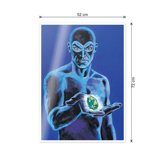 Homage to Diabolik Emerald cm 50x70 - misure
