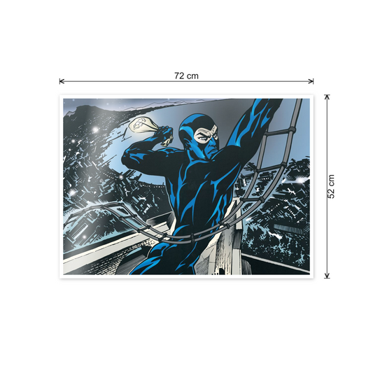 Homage to Diabolik Strike in Naples cm 70x50 - misure