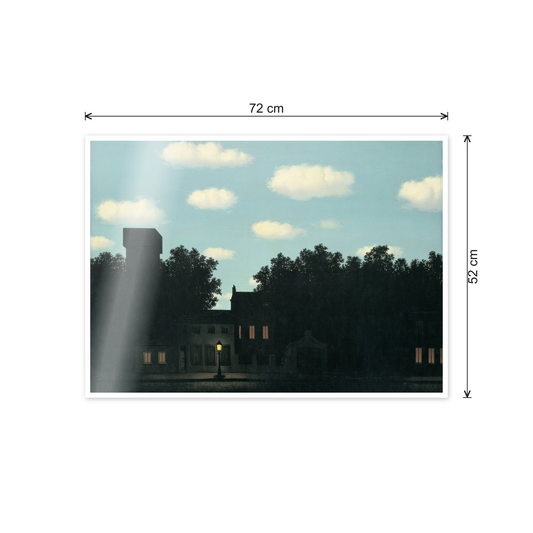 Homage to Magritte - The Empire of Lights cm 70x50 - misure