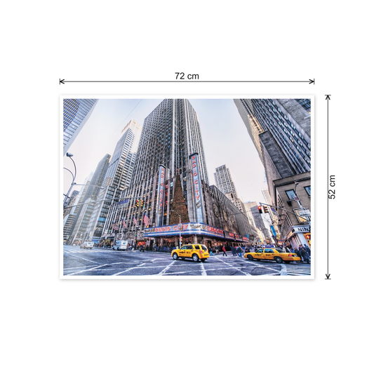 Radio city music hall cm 70x50 - misure