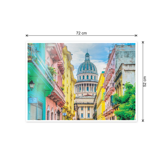 Hauser in calle barcellona Havanna cm 70x50 - misure