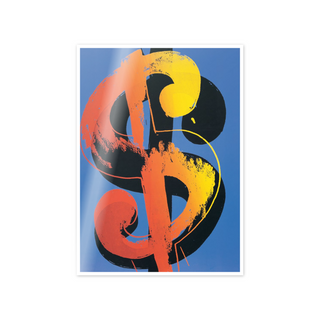 Homage to Warhol - Dollar - cm 52x72 - Adesivo da Muro