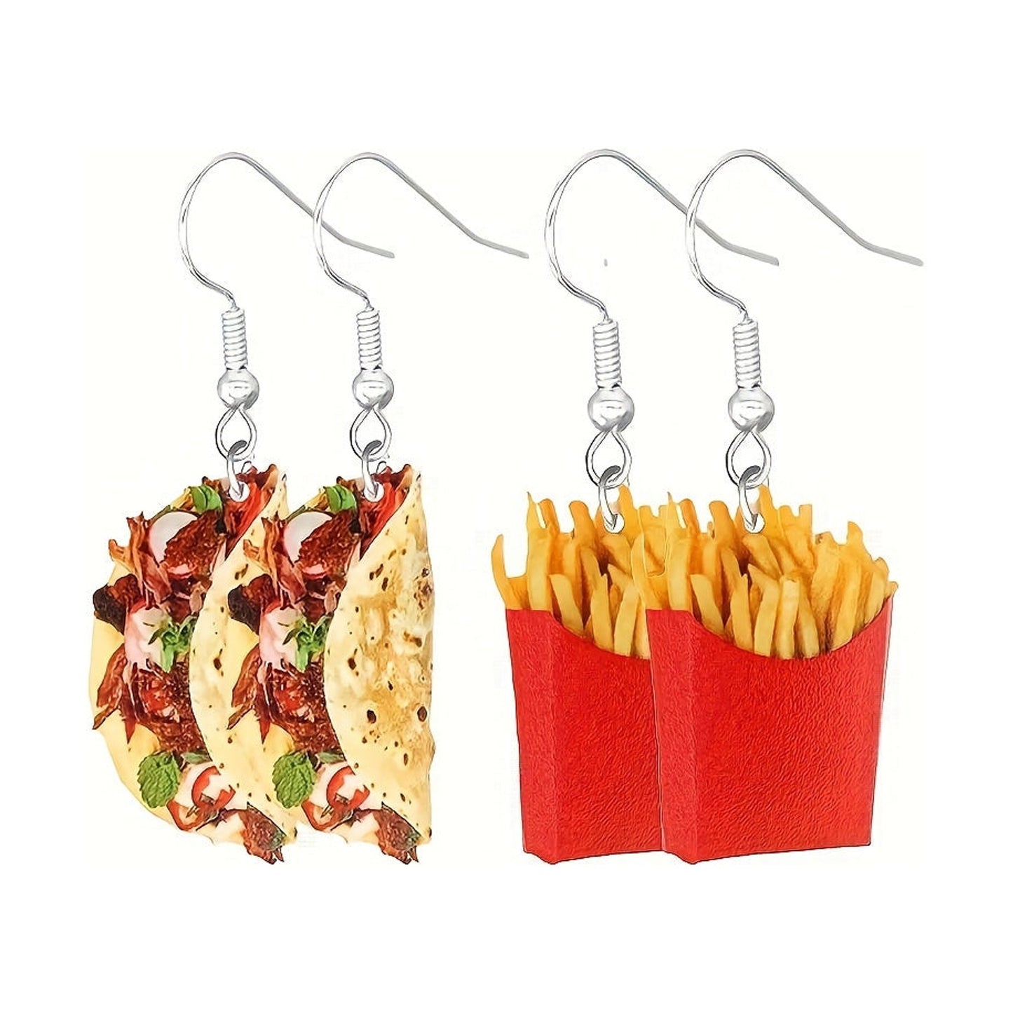 Orecchini Acrilici Tacos - Mod. 3