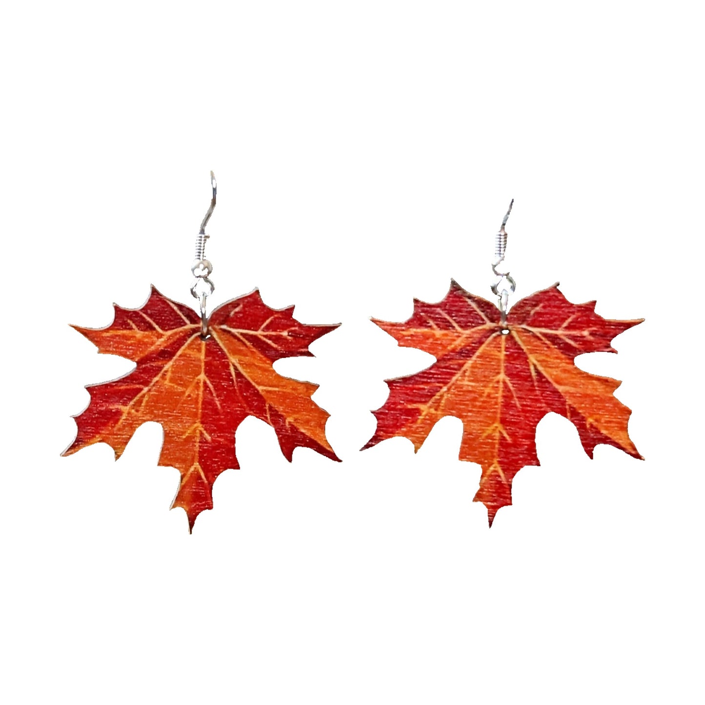 Orecchini foglia d'autunno