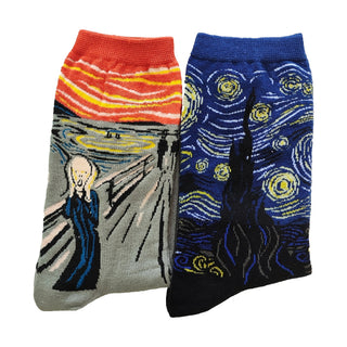 Calzini artistici unisex e unica misura Van Gogh
