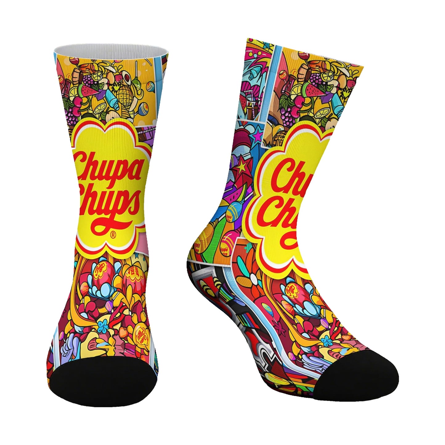 Calzini artistici unisex e unica misura Chupa Chups