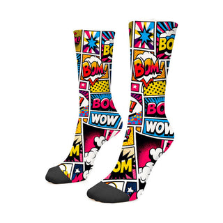 Calzini artistici unisex e unica misura Pop Art