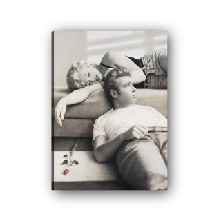 James and Marilyn - cm 50x70 - Tela Canvas