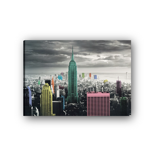 New York, Colour - cm 70x50 - Tela Canvas