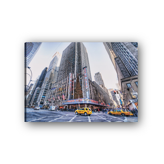 Radio city music hall - cm 70x50 - Tela Canvas