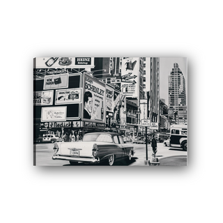 Advertising in the City - cm 70x50 - Tela Canvas