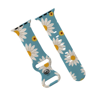 Cinturino a fiori per Apple watch in Silicone