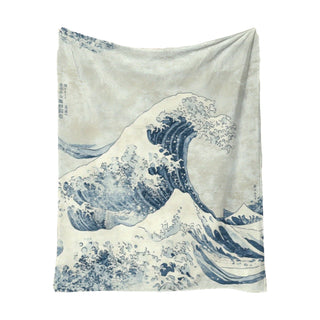 Coperta Onda di Kanagawa Hokusai 70x100 cm - 130x150 cm - 150x200 cm