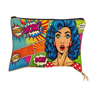 Pochette Pop Art Stile Fumetto in poliestere - 20×25 cm