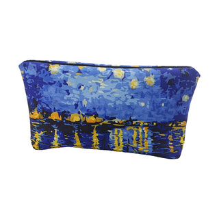 Pochette Notte Stellata in poliestere - 22×15 cm