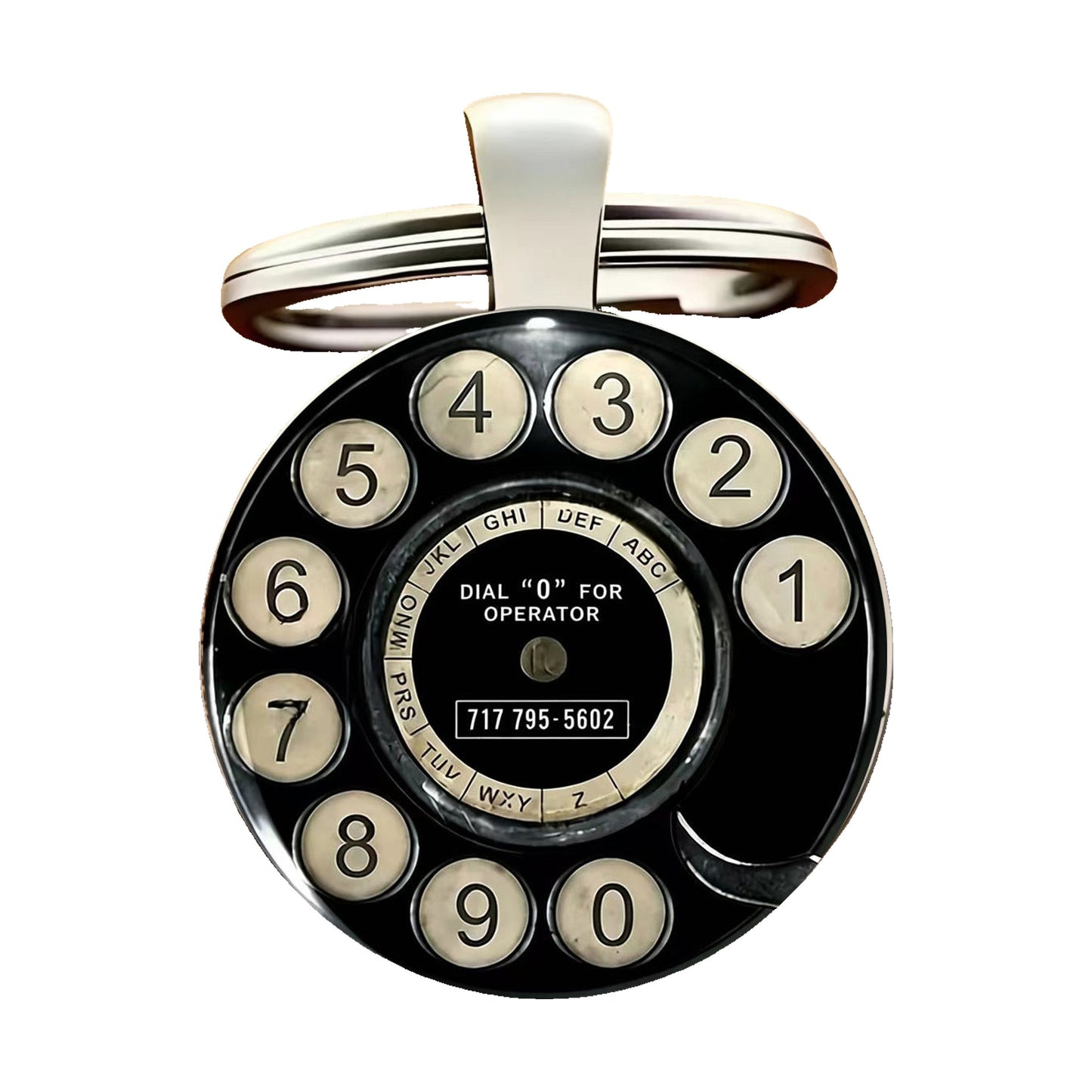 Portachiavi telefono vintage