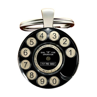 Portachiavi telefono vintage