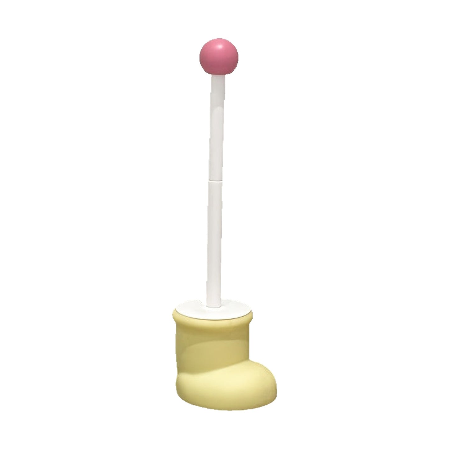 Accessorio bagno con stampa artistica - Beige (Palla Rosa)
