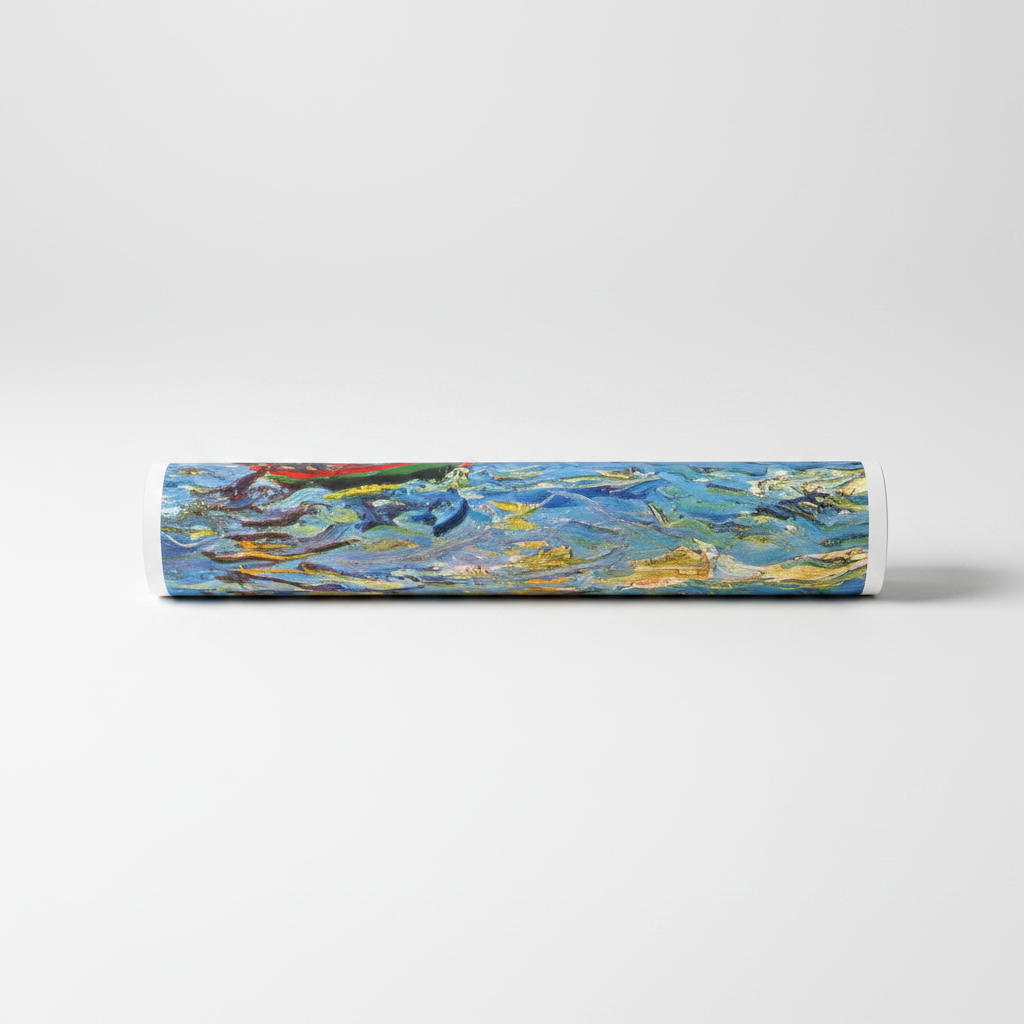Homage to Van Gogh - The sea at Saintes-Maries - cm 52x52 - Poster