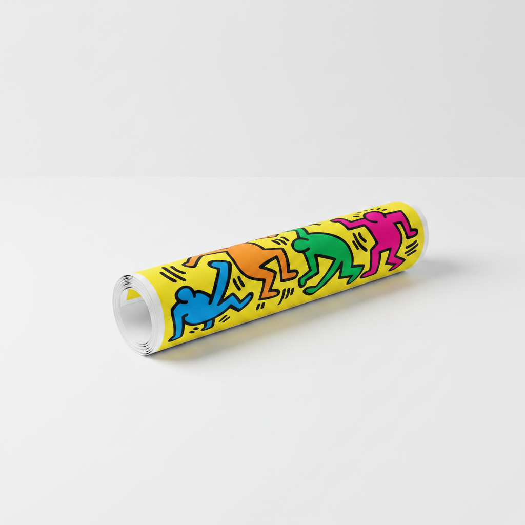 Homage to Haring - cm 102x52 - Poster