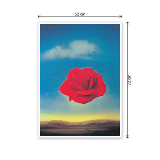 Homage to Dalì - Thoughtful Rose, 1958 cm 50x70 - misure