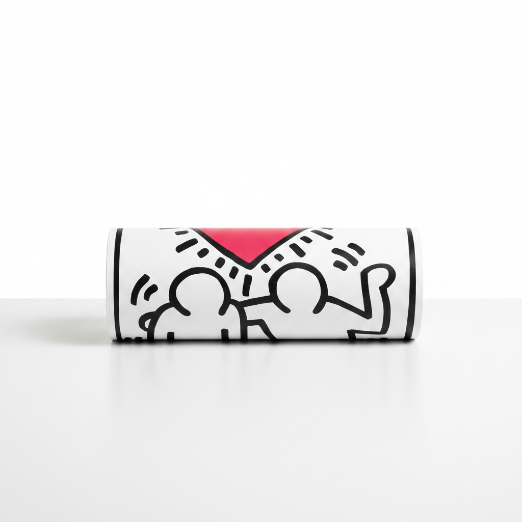 Homage to Haring - Untitled, Wedding Invitation - cm 52x52 - Poster
