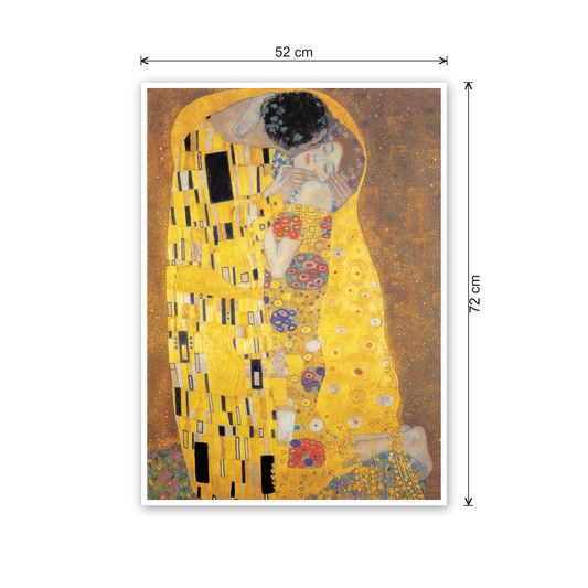 Homage to Klimt - The Kiss cm 50x70 - misure