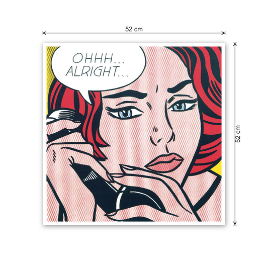 Homage to Lichtenstein - Ohhh... Alright..., 1964 cm 50x50 - misure
