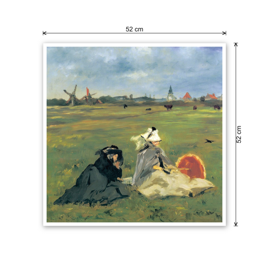 Homage to Manet - Les Hirondelles cm 50x50 - misure