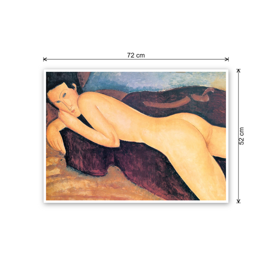 Homage to Modigliani - Reclining Nude From The Back cm 70x50 - misure