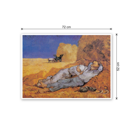 Homage to Van Gogh - The Afternoon Siesta cm 70x50 - misure