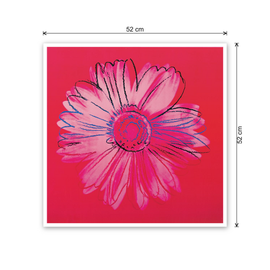 Homage to Warhol - Daisy, C.1982 cm 50x50 - misure
