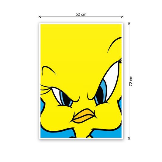 Homage to Tweety cm 50x70 - misure