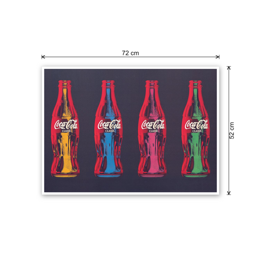 Pop art Coke cm 70x50 - misure