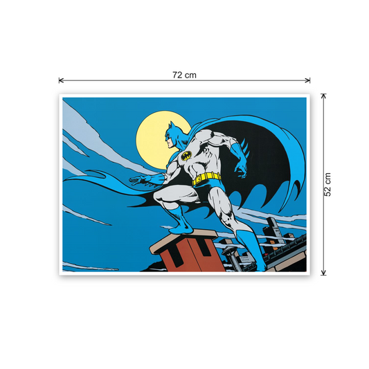 Homage to Batman - Gotham City cm 70x50 - misure