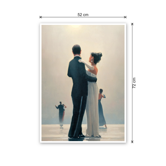 Homage to Vettriano - Dance Me To The End Of Love cm 50x70 - misure