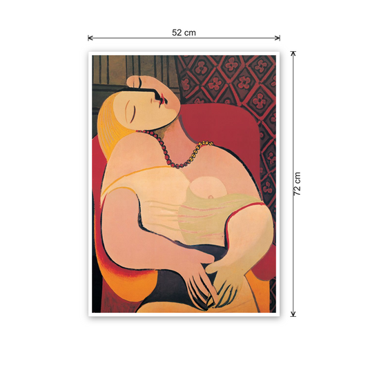 Homage to Picasso - The Dream cm 50x70 - misure
