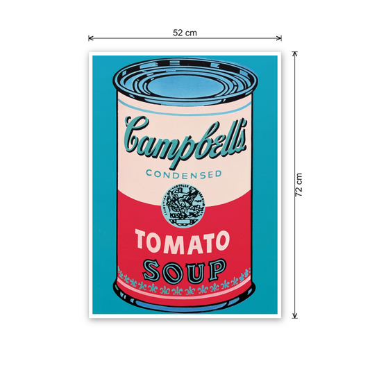 Homage to Warhol - Campbell Soup Can 1965 cm 50x70 - misure