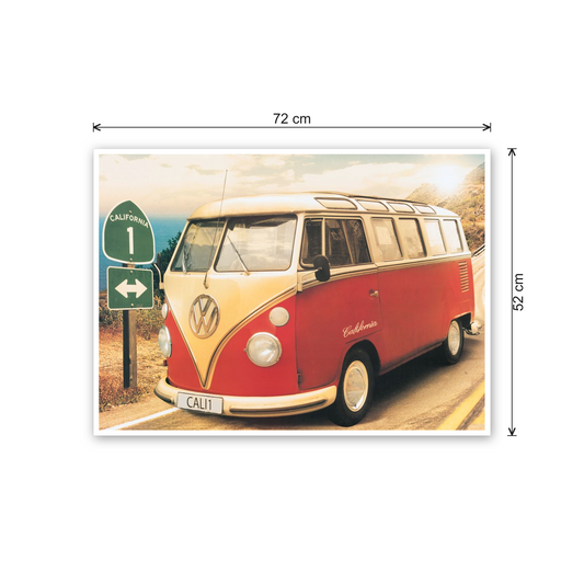 Californian Camper, Route One cm 70x50 - misure