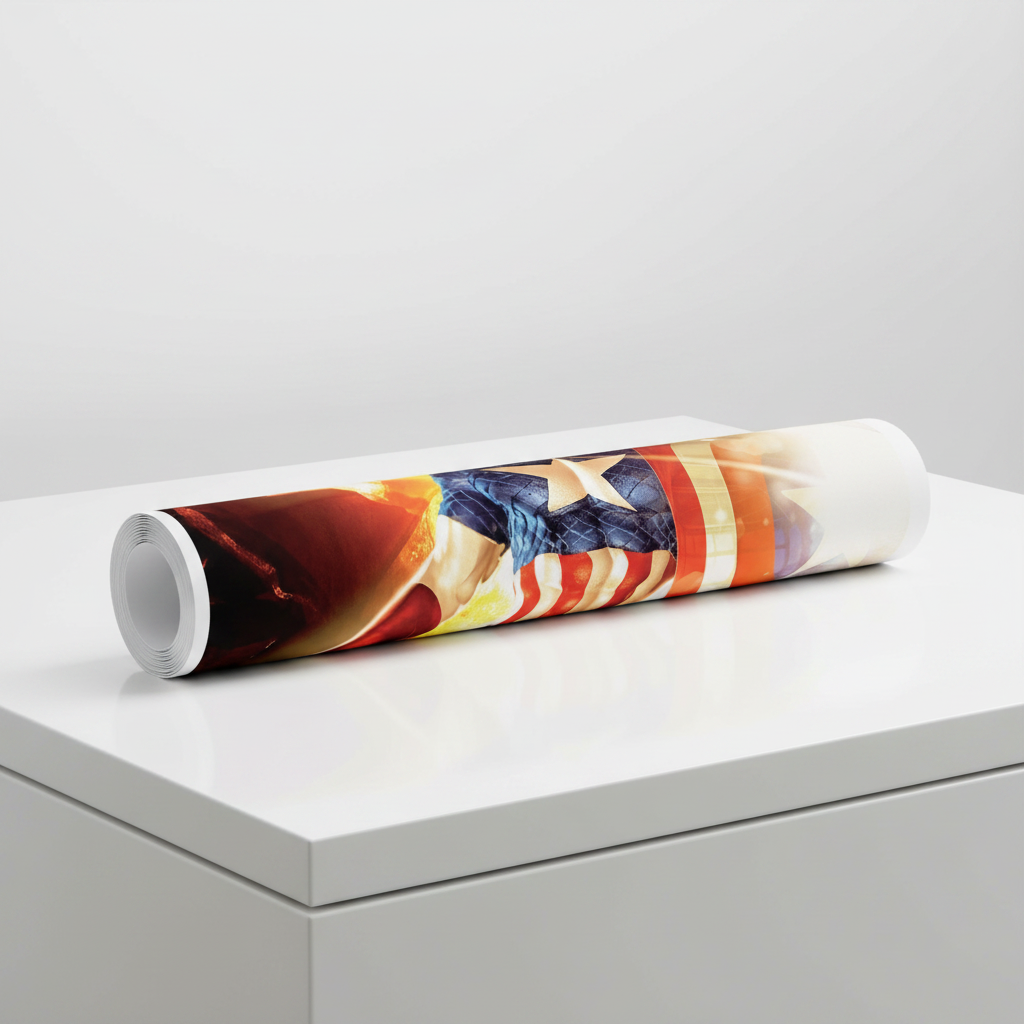 Homage to Captain America - cm 52x52 - Poster